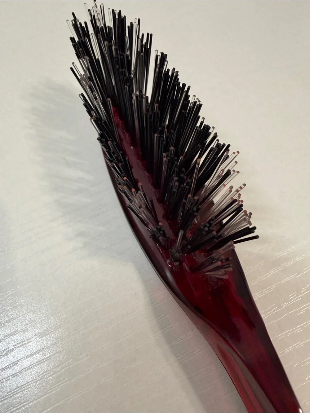 1970’s Avon Mini Bush Travel Hair Brush - Vintage New in Box - Red